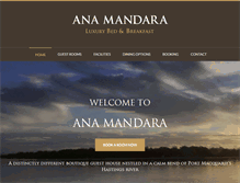 Tablet Screenshot of anamandara.com.au